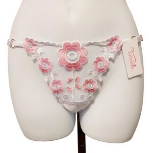 2/$20 Brand new pink flower lace T-backs underwear panties